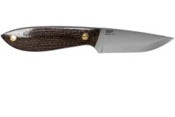 Brisa Bobtail 80 Bison Micarta Handle, 12C27 Scandi, étui En Cuir 9955 -Victorinox Boutique ENZ 9955 02 enzo knives
