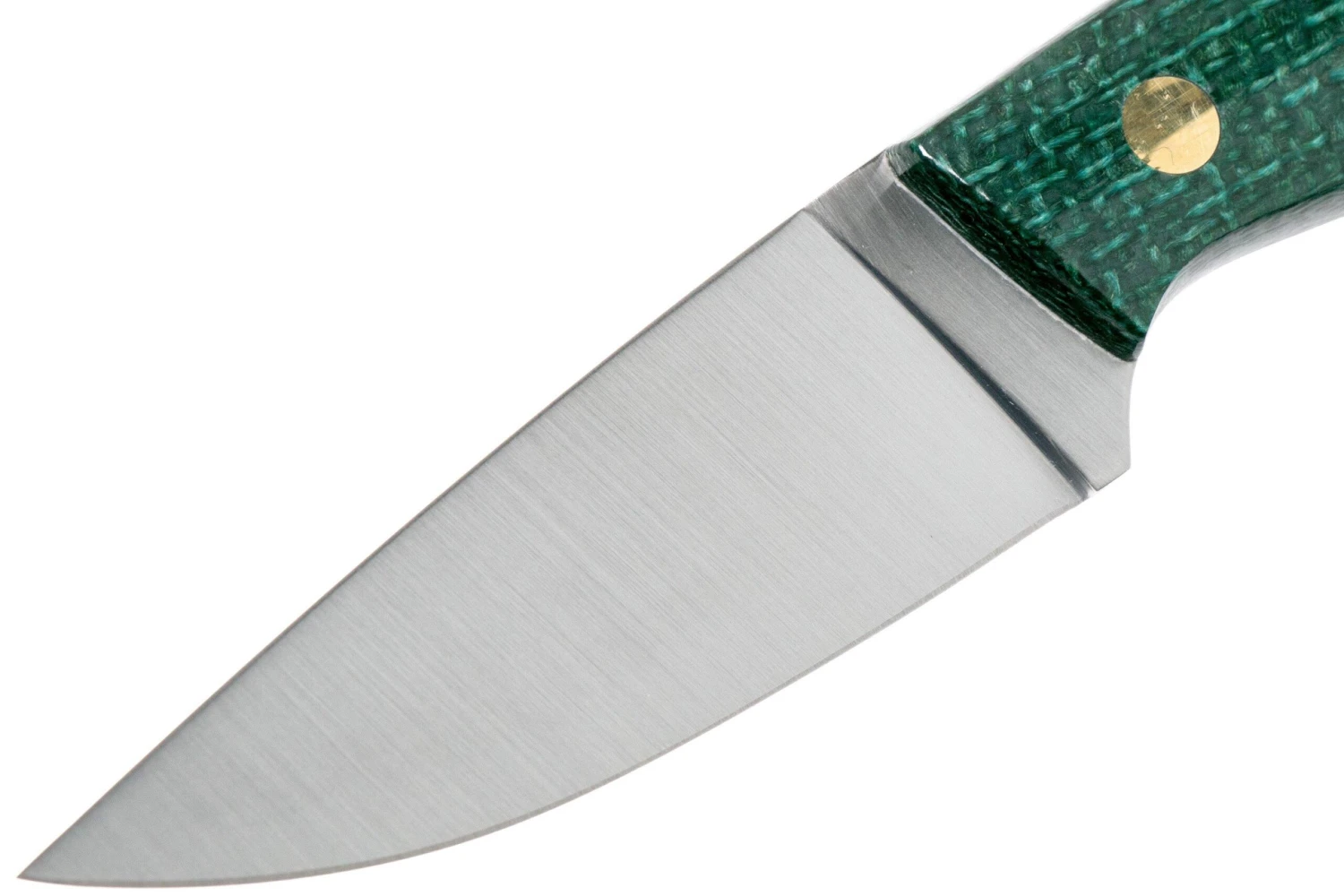 Brisa Bobtail 80 Green Micarta Handle, 12C27, étui En Cuir 9958 5 Brisa Bobtail 80 Green Micarta Handle, 12C27, étui En Cuir 9958 – Image 3
