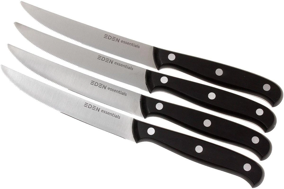 Eden Essentials Ensemble De Couteaux à Steak, 4 Pièces, 2000-S02 3 Eden Essentials Ensemble De Couteaux à Steak, 4 Pièces, 2000-S02