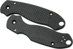 Flytanium Spyderco Para 3 Scales, Fibre De Carbone