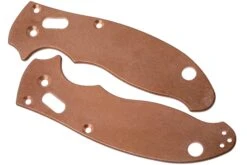 Flytanium Spyderco Manix 2 Plaquettes De Manche, Cuivre
