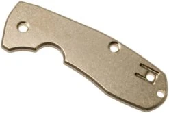 Flytanium Spyderco Techno 2 Scale, Laiton