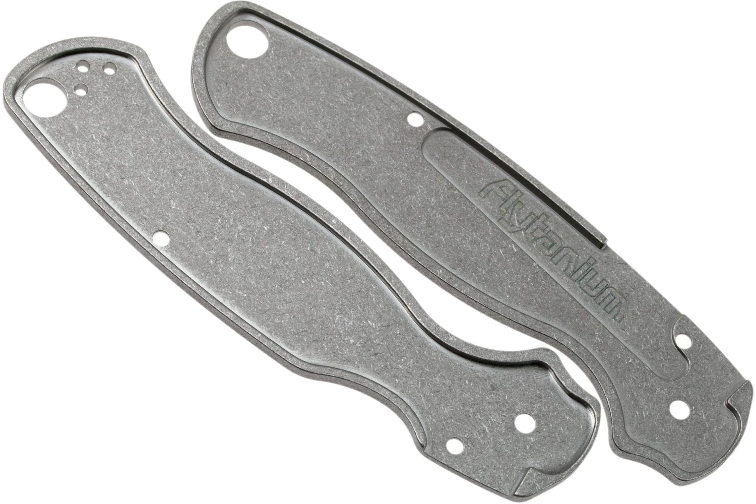 Flytanium Spyderco Paramilitary 2 Scales, Titane 4 Flytanium Spyderco Paramilitary 2 Scales, Titane – Image 2
