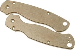 Flytanium Spyderco Paramilitary 2 Scales, Laiton