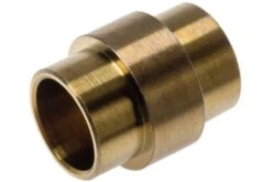 Flytanium Spyderco Paramilitary 2 Lanyard Tube Titanium, Bronze