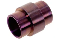 Flytanium Spyderco Paramilitary 2 Lanyard Tube Titanium, Violet