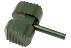 Flytanium Spyderco Manix 2 Ball Cage Lock, Aluminium Vert Foncé