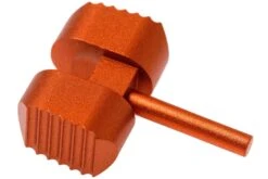 Flytanium Spyderco Manix 2 Ball Cage Lock, Aluminium Orange