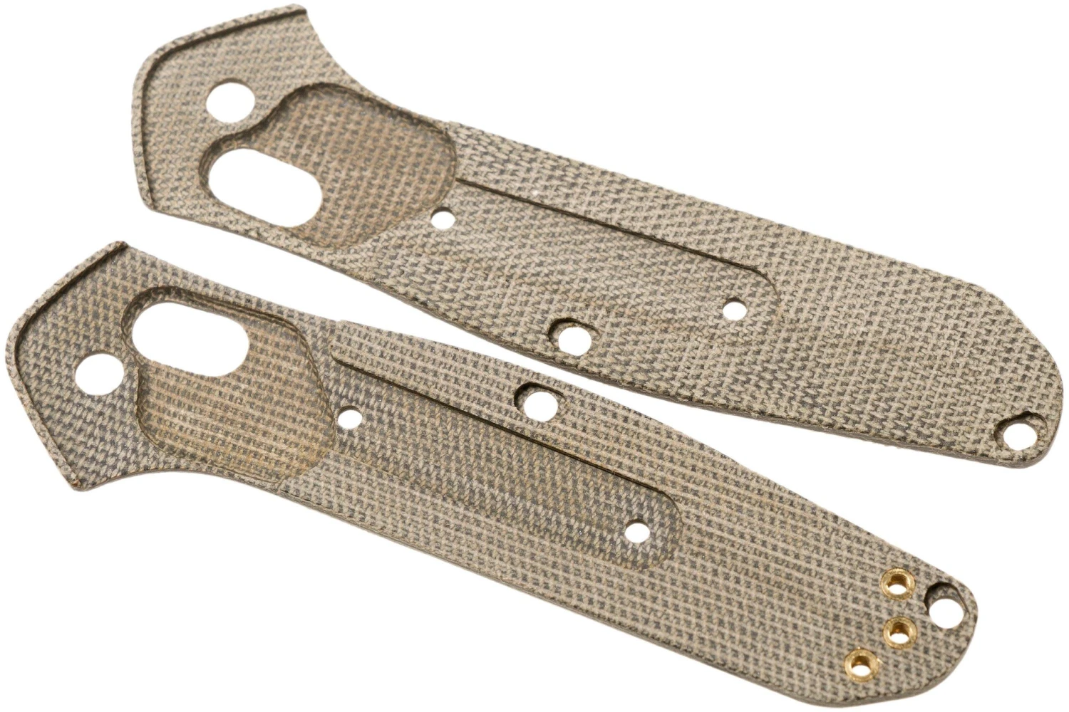 Flytanium Benchmade 945 Mini Osborne Scales, Green Canvas Micarta 4 Flytanium Benchmade 945 Mini Osborne Scales, Green Canvas Micarta – Image 2