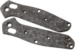 Flytanium Benchmade 945 Mini Osborne Scales, Shredded Fibre De Carbone