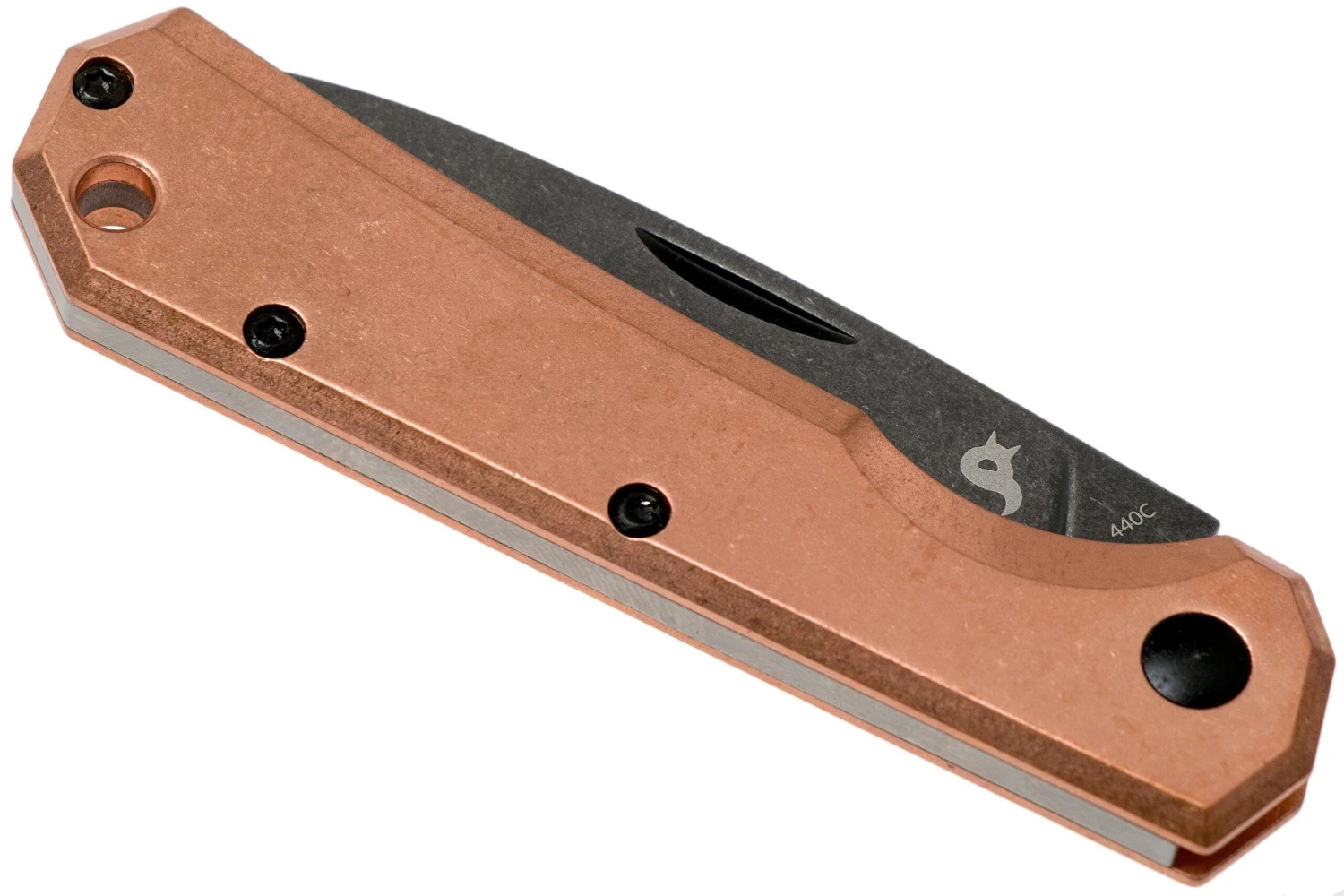 Fox Black Fox Ciol Folding Knife BF-748CR Copper Couteau De Poche, Denis Simonutti Design 6 Fox Black Fox Ciol Folding Knife BF-748CR Copper Couteau De Poche, Denis Simonutti Design – Image 4