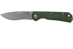 Fox Black Fox Ciol Folding Knife BF-748MI Green Micarta Couteau De Poche, Denis Simonutti Design