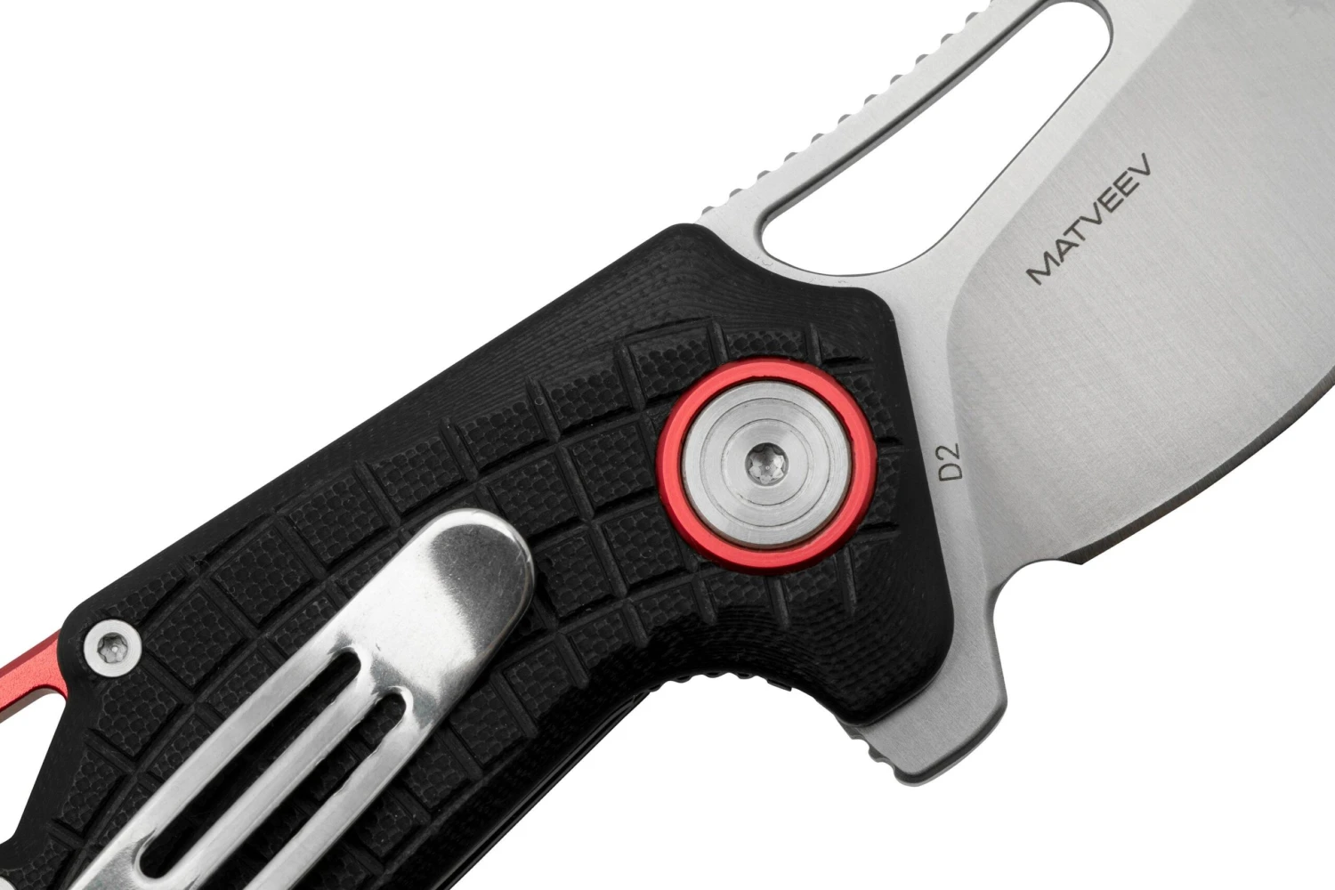 Black Fox Puck BF-761B Satin D2 Manche En Black G10, Couteau De Poche 7 Black Fox Puck BF-761B Satin D2 Manche En Black G10, Couteau De Poche – Image 5