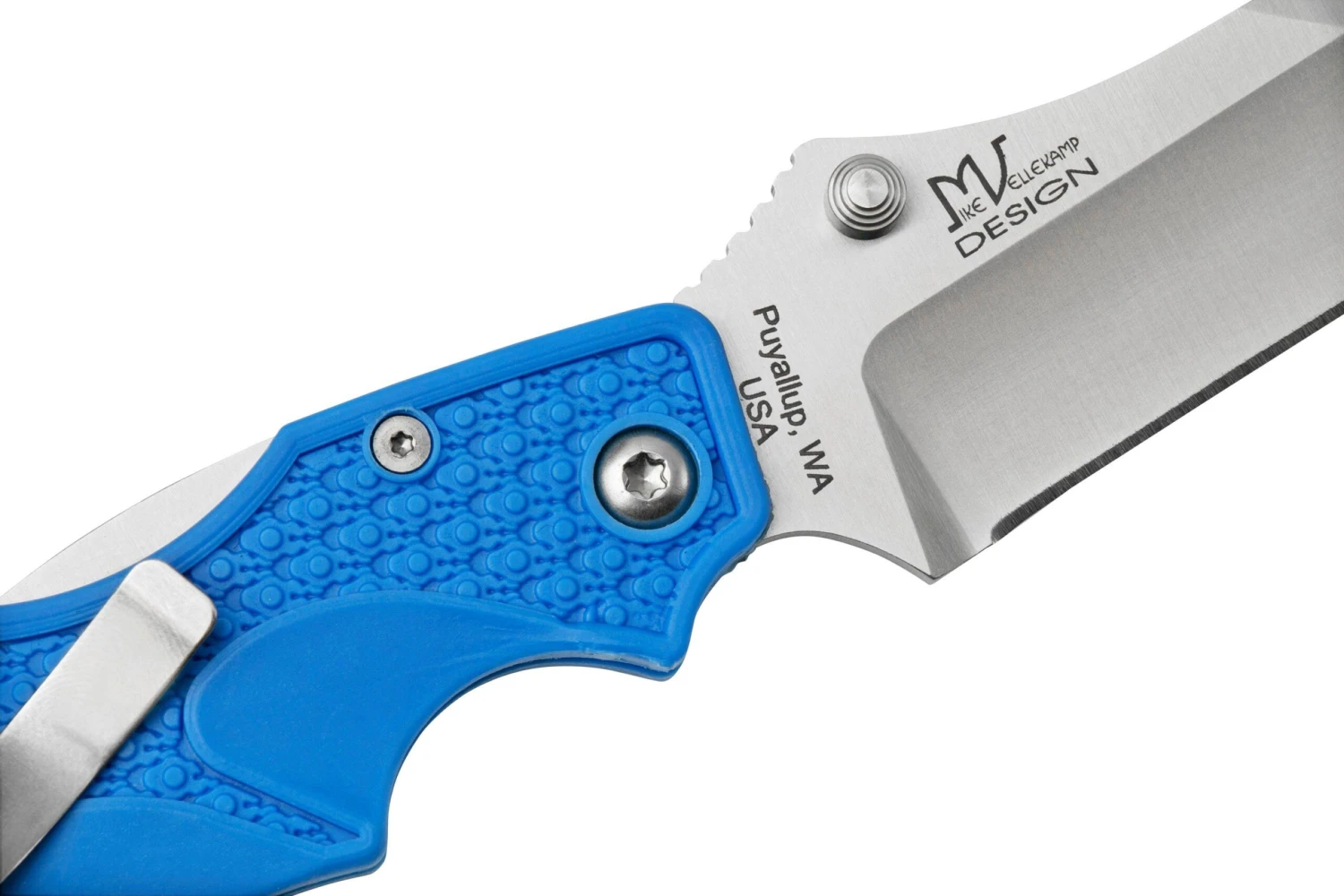 Fox Knives USA Forza Blue Wharncliffe FKU-AMI-WC-BLU Couteau De Poche, Mike Vellekamp Design 7 Fox Knives USA Forza Blue Wharncliffe FKU-AMI-WC-BLU Couteau De Poche, Mike Vellekamp Design – Image 5