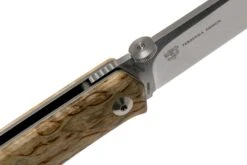 Fox Knives FX-525BE Curly Birch Couteau De Poche, Bob Terzuola Design -Victorinox Boutique FOFX 525BE 06 fox knives