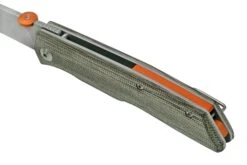 Fox Knives The Sicilian, Satin Green Micarta FX-525MI Couteau De Poche, Bob Terzuola Design 15 Fox Knives The Sicilian, Satin Green Micarta FX-525MI Couteau De Poche, Bob Terzuola Design -Victorinox Boutique FOFX 525MI 07 fox