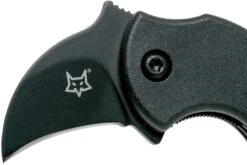 Fox Mini-Ka Folding Black W. Black Blade -Victorinox Boutique FOFX 535B 03 fox knives