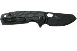 Fox Baby Core FX-608 Black Stonewashed Couteau De Poche, Jesper Voxnaes Design -Victorinox Boutique FOFX 608 02 fox knives