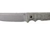 Fox Knives Ryu FX-634 MOD Green Canvas Micarta, Couteau Fixe, Black Roc Knives Design