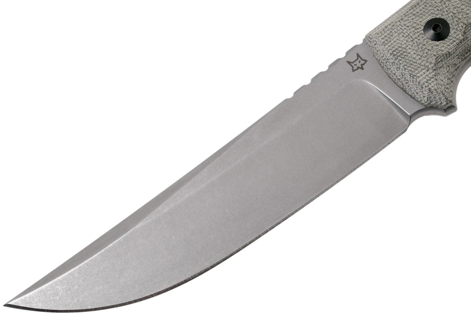 Fox Knives Ryu FX-634 MOD Green Canvas Micarta, Couteau Fixe, Black Roc Knives Design 5 Fox Knives Ryu FX-634 MOD Green Canvas Micarta, Couteau Fixe, Black Roc Knives Design – Image 3