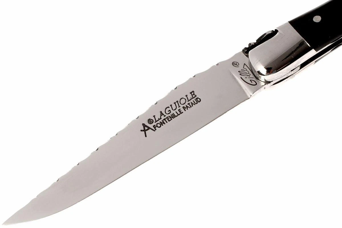 Fontenille Pataud « Le Pocket » Guillochée, Corne De Buffle Noire FPL9PCNTG 4 Fontenille Pataud « Le Pocket » Guillochée, Corne De Buffle Noire FPL9PCNTG – Image 2