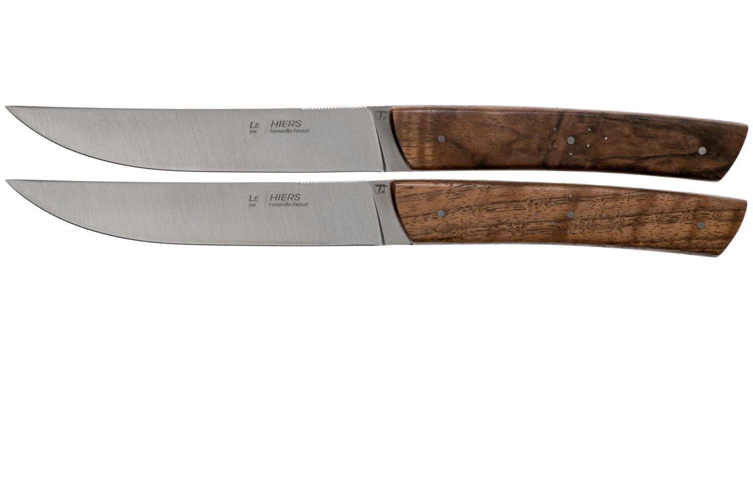Fontenille Pataud Le Thiers Set De 2 Couteaux à Steak Ronce De Noyer, TR2TNO 3 Fontenille Pataud Le Thiers Set De 2 Couteaux à Steak Ronce De Noyer, TR2TNO