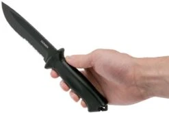 Gerber Prodigy Fixed Blade Black Serrated 22-01121 Couteau Fixe -Victorinox Boutique GE22 01121 06 gerber ge22 01121 06