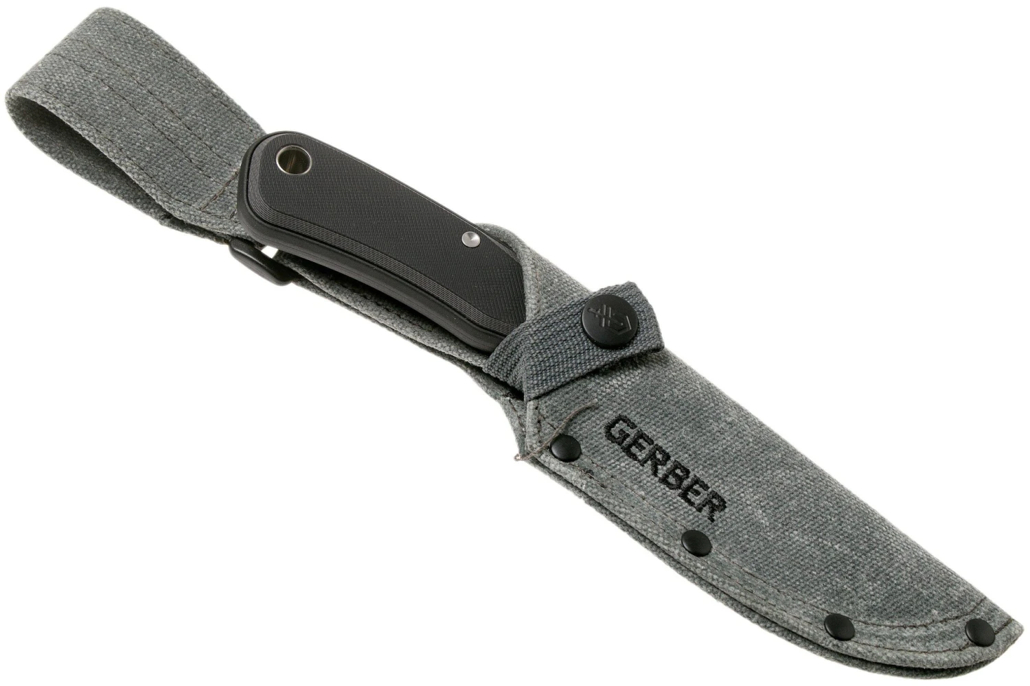 Gerber Downwind Fixed Drop Point 30-001817 Black G10, Couteau Outdoor 8 Gerber Downwind Fixed Drop Point 30-001817 Black G10, Couteau Outdoor – Image 6