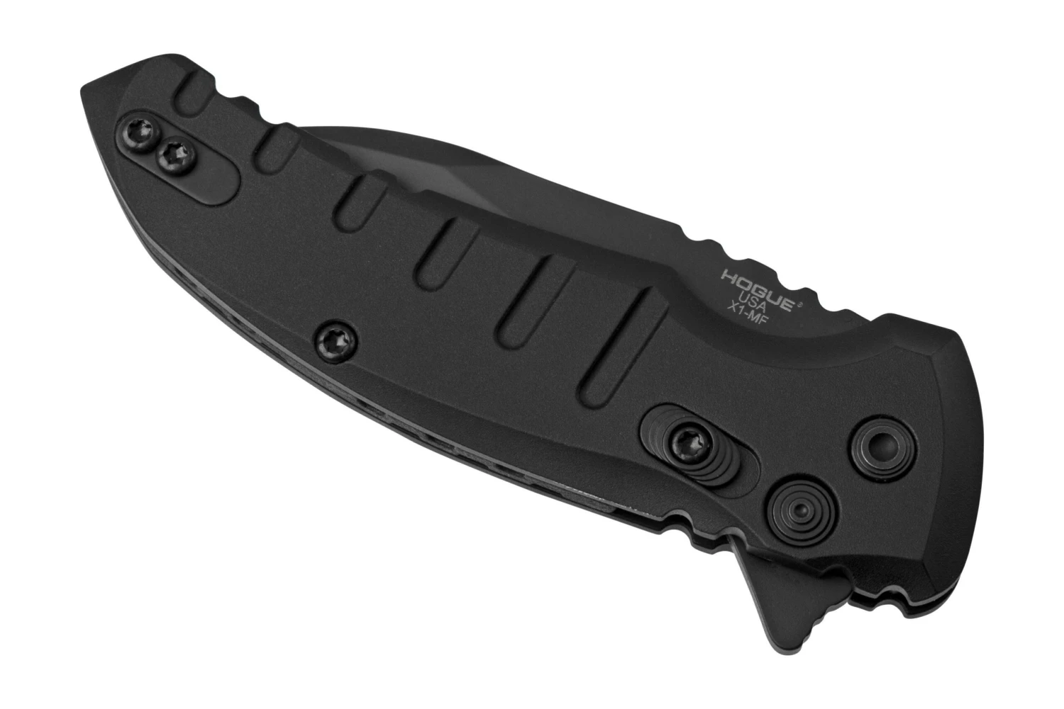 Hogue X1 Microflip Wharncliffe All Black, 24166 Couteau De Poche, Allen Elishewitz Design 8 Hogue X1 Microflip Wharncliffe All Black, 24166 Couteau De Poche, Allen Elishewitz Design – Image 6