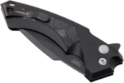 Hogue X5 4" Spearpoint 34559 Buttonlock Flipper Couteau Poche, Black Finish -Victorinox Boutique HK34559 08 hogue x5 hk34559 08