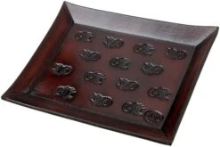 Rick Hinderer Knives Leather Valet Tray, Rectangulaire