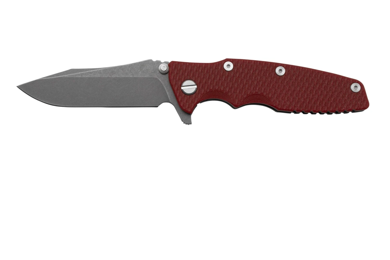 Rick Hinderer Eklipse 3.5” Spearpoint S45VN, Working Finish, Red G10, Couteau De Poche 3 Rick Hinderer Eklipse 3.5” Spearpoint S45VN, Working Finish, Red G10, Couteau De Poche