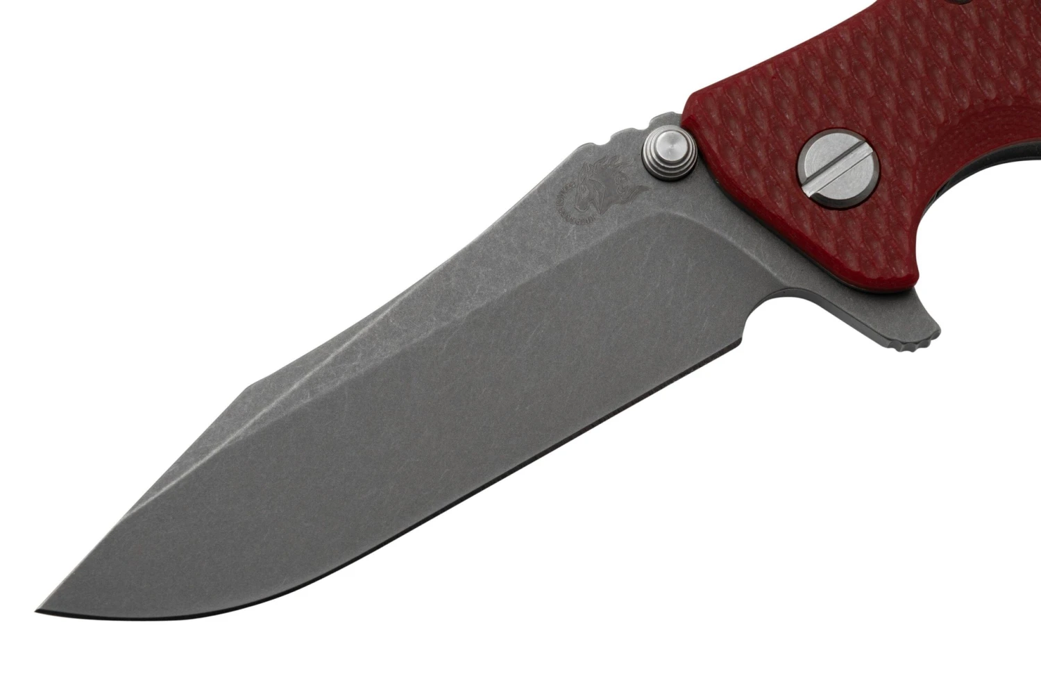 Rick Hinderer Eklipse 3.5” Spearpoint S45VN, Working Finish, Red G10, Couteau De Poche 5 Rick Hinderer Eklipse 3.5” Spearpoint S45VN, Working Finish, Red G10, Couteau De Poche – Image 3