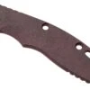 Rick Hinderer XM18 3,5” Plaquette De Manche, Smooth Burgundy Canvas Micarta