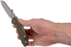 Rick Hinderer XM Slippy 3" Sheepfoot 20CV OD Green G10 Slipjoint Couteau De Poche -Victorinox Boutique HRK SLIPPY SF OD 08 rick hinderer