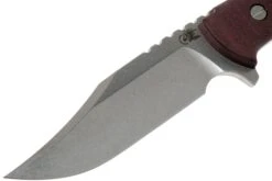 Rick Hinderer Ranch Bowie Burgundy Canvas Micarta, Stonewashed, Couteau Bowie 12 Rick Hinderer Ranch Bowie Burgundy Canvas Micarta, Stonewashed, Couteau Bowie -Victorinox Boutique HRK TRB SW BM 03 rick hinderer knives