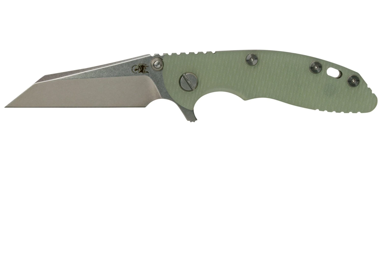 Rick Hinderer XM-18 3" Wharncliffe 20CV Stonewash, Translucent G10, Couteau De Poche 3 Rick Hinderer XM-18 3" Wharncliffe 20CV Stonewash, Translucent G10, Couteau De Poche
