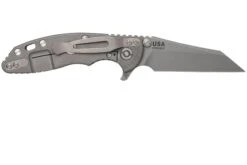 Rick Hinderer XM-18 3" Wharncliffe 20CV Acid Stonewash, Working Finish Blue G10, Couteau De Poche -Victorinox Boutique HRK XM18 3 WCWFB 02 hinderer