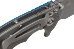 Rick Hinderer XM-18 3" Wharncliffe 20CV Acid Stonewash, Working Finish Blue G10, Couteau De Poche -Victorinox Boutique HRK XM18 3 WCWFB 06 hinderer