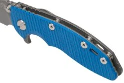 Rick Hinderer XM-18 3" Wharncliffe 20CV Acid Stonewash, Working Finish Blue G10, Couteau De Poche -Victorinox Boutique HRK XM18 3 WCWFB 07 hinderer