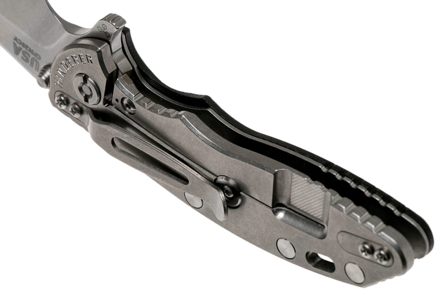 Rick Hinderer XM-18 3.5" Spanto 20CV, Black G10 Couteau De Poche 7 Rick Hinderer XM-18 3.5" Spanto 20CV, Black G10 Couteau De Poche – Image 5