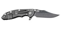 Rick Hinderer XM-18 3.5 Bowie 20CV Battle Bronze, Dark Green-Black G10 Couteau De Poche -Victorinox Boutique HRK XM18 35 BW BBRDG 02 rickhinderer