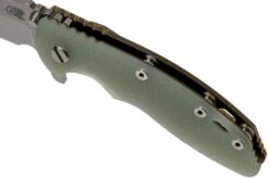 Rick Hinderer XM-18 3.5 Bowie 20CV Stonewash Bronze, Transparant G10 Couteau De Poche -Victorinox Boutique HRK XM18 35 BW SBRTG 07 rick hinderer knives