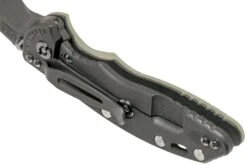 Rick Hinderer XM18 3,5” Non-Flipper Spearpoint Working Finish, Translucent Green G10 -Victorinox Boutique HRK XM18 35 NFWF TG 05 rick hinderer knives