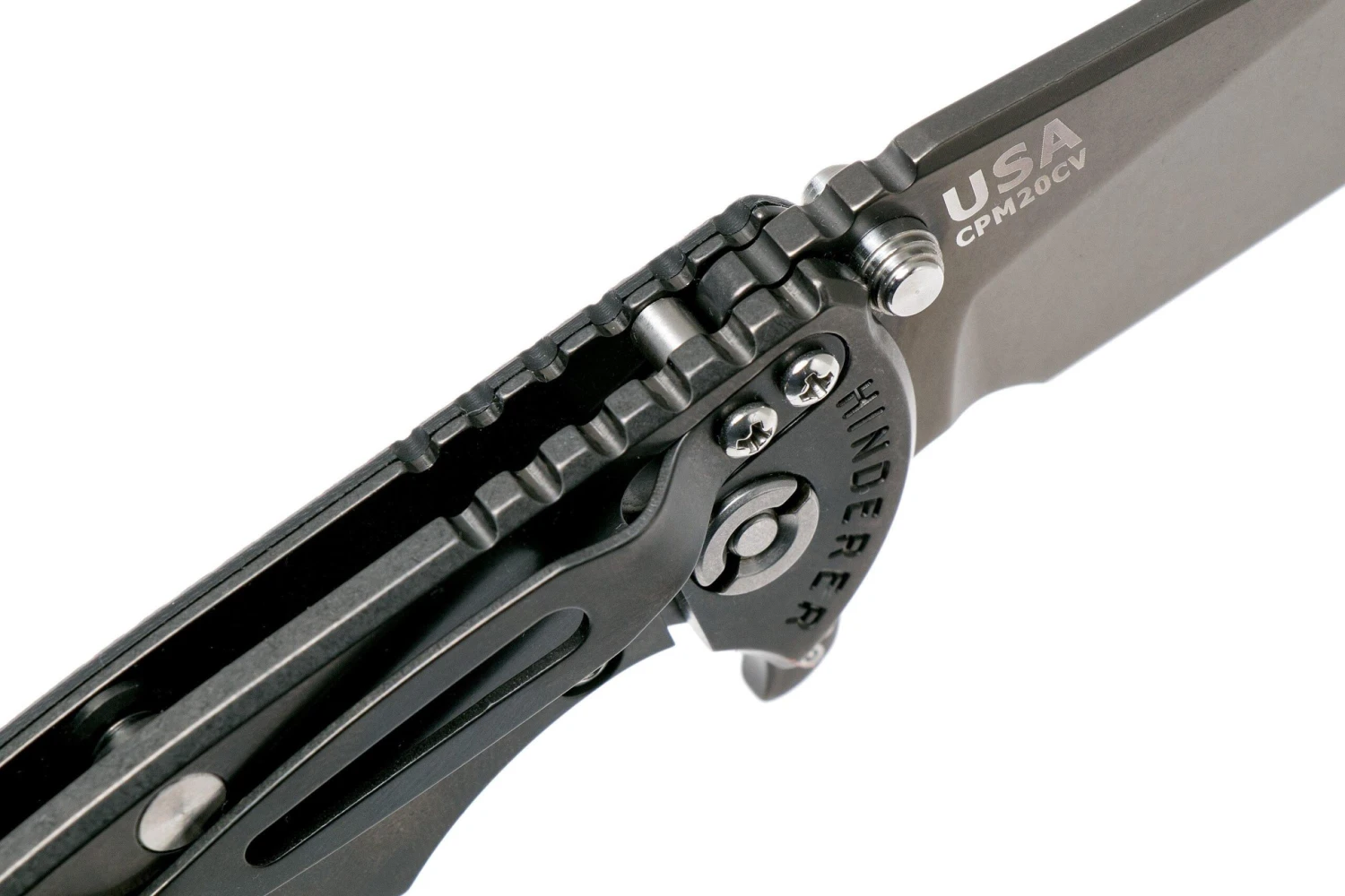 Rick Hinderer XM18 3,5” Skinny Slicer Black DLC, Black G10 8 Rick Hinderer XM18 3,5” Skinny Slicer Black DLC, Black G10 – Image 6