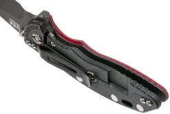 Rick Hinderer XM18 3,5” Slicer CPM 20CV Battle Black DLC, Red G10, Couteau De Poche -Victorinox Boutique HRK XM18 SL 35 BB RD 05 rick hinderer knives