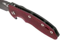 Rick Hinderer XM18 3,5” Slicer CPM 20CV Battle Black DLC, Red G10, Couteau De Poche -Victorinox Boutique HRK XM18 SL 35 BB RD 07 rick hinderer knives