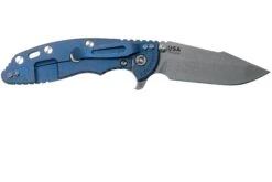Rick Hinderer XM-18 3.5" Skinny Harpoon Spanto Battle Blue, Blue-Black G10 Couteau De Poche -Victorinox Boutique HRK XM1835 SHP BB BB 02 rick hinderer knives