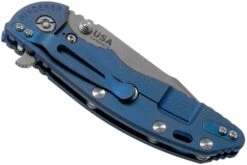 Rick Hinderer XM-18 3.5" Skinny Harpoon Spanto Battle Blue, Blue-Black G10 Couteau De Poche -Victorinox Boutique HRK XM1835 SHP BB BB 04 rick hinderer knives