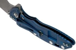 Rick Hinderer XM-18 3.5" Skinny Harpoon Spanto Battle Blue, Blue-Black G10 Couteau De Poche -Victorinox Boutique HRK XM1835 SHP BB BB 05 rick hinderer knives